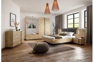 Arco sypialnia zestaw szafa łóżko komoda